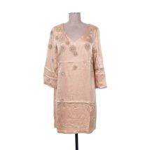 MINE DE RIEN - Robe courte beige en soie - Femme - Taille 36 - Modz