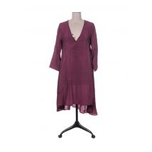MINE DE RIEN - Robe mi-longue violet en viscose - Femme - Taille 40 - Modz
