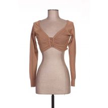 C'KENZA - Boléro marron en coton - Femme - Taille TU - Modz