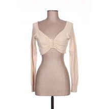 C'KENZA - Boléro beige en coton - Femme - Taille TU - Modz