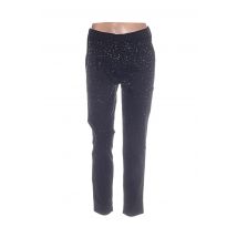MIAMODA - Pantalon droit noir en coton - Femme - Taille TU - Modz