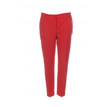 CHROM - Pantalon droit orange en polyester - Femme - Taille 34 - Modz