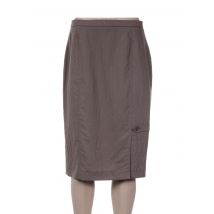 PAUPORTÉ - Jupe mi-longue gris en polyester - Femme - Taille 40 - Modz