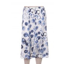 WEINBERG - Jupe mi-longue bleu en polyester - Femme - Taille 40 - Modz