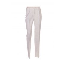 PAUPORTÉ - Pantalon droit beige en polyester - Femme - Taille 54 - Modz