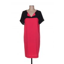 PAUPORTÉ - Robe mi-longue rose en polyester - Femme - Taille 40 - Modz