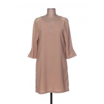 ZEPELINE - Robe courte beige en polyester - Femme - Taille 40 - Modz