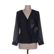 BY MONSHOWROOM - Blouse noir en polyester - Femme - Taille 38 - Modz