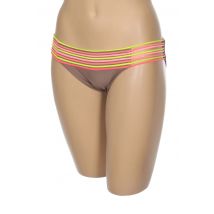 LULI FAMA - Bas de maillot de bain marron en nylon - Femme - Taille 36 - Modz
