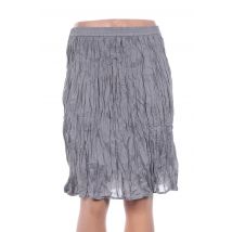 TOO KATAI - Jupe mi-longue gris en coton - Femme - Taille 36 - Modz