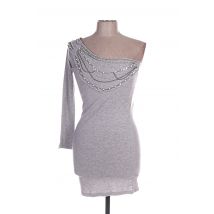 FREE FOR HUMANITY - Tunique manches longues gris en coton - Femme - Taille 36 - Modz