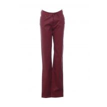 MAT DE MISAINE - Pantalon slim rouge en coton pour femme - Taille 34 - Modz