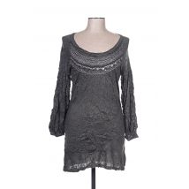 STAFF - Pull tunique vert en acrylique - Femme - Taille 38 - Modz