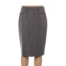 JEAN DELFIN - Jupe mi-longue gris en polyester - Femme - Taille 40 - Modz