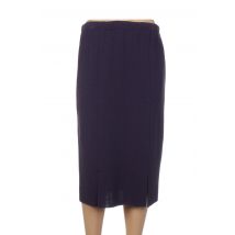JEAN DELFIN - Jupe mi-longue violet en acrylique - Femme - Taille 38 - Modz