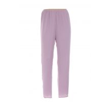 JEAN DELFIN - Pantalon droit rose en polyester - Femme - Taille 38 - Modz