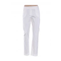 JEAN DELFIN - Pantalon slim blanc en coton - Femme - Taille 40 - Modz