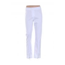 JEAN DELFIN - Pantalon slim blanc en coton pour femme - Taille 40 - Modz