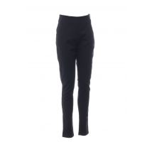 FRNCH - Pantalon slim noir en coton pour femme - Taille 36 - Modz