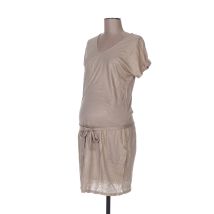 COLLINE - Robe maternité beige en viscose - Femme - Taille 34 - Modz