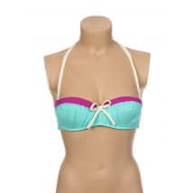 KIWI - Haut de maillot de bain bleu en polyamide - Femme - Taille 36 - Modz