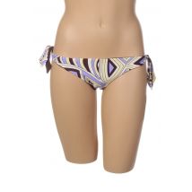 MASQUENADA - Bas de maillot de bain marron en polyamide - Femme - Taille 38 - Modz