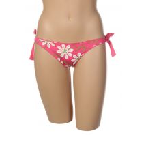 MISS BIKINI - Bas de maillot de bain rose en polyamide - Femme - Taille 36 - Modz