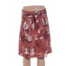 VOODOO - Jupe mi-longue marron en viscose - Femme - Taille 38 - Modz