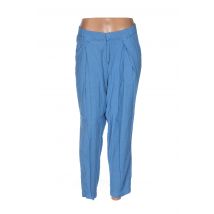 MENSI COLLEZIONE - Pantalon casual bleu en lin - Femme - Taille 38 - Modz