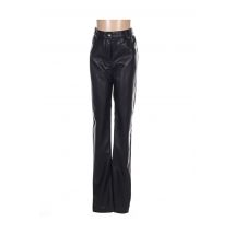 MENSI COLLEZIONE - Pantalon slim noir en autre matiere - Femme - Taille 36 - Modz