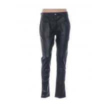 MENZI COLLEZIONE - Pantalon droit noir en polyester - Femme - Taille 36 - Modz