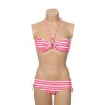 DORINA - Maillot de bain 2 pièces rose en polyamide - Femme - Taille 46 - Modz