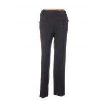 QUATTRO - Pantalon droit gris en polyester - Femme - Taille 38 - Modz