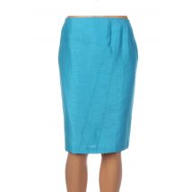 QUATTRO - Jupe mi-longue bleu en polyester pour femme - Taille 38 - Modz