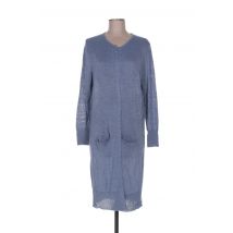 ROSE TONKA - Gilet manches longues bleu en acrylique - Femme - Taille 40 - Modz