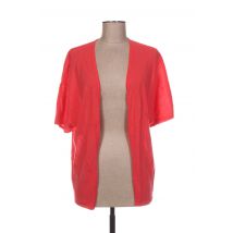 ROSE TONKA - Gilet manches longues rouge en merinos - Femme - Taille 36 - Modz