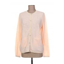 ROSE TONKA - Gilet manches longues rose en coton - Femme - Taille 40 - Modz