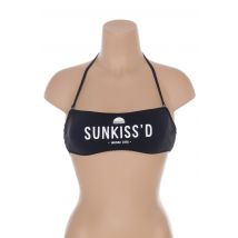 BANANA MOON - Haut de maillot de bain noir en coton - Femme - Taille 36 - Modz
