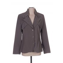PAUL BRIAL - Blazer marron en polyamide - Femme - Taille 38 - Modz