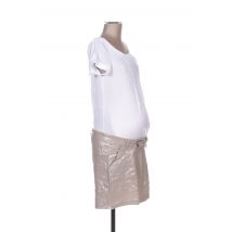 COLLINE - Robe maternité beige en polyester - Femme - Taille 36 - Modz