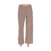 MOI CANI - Pantacourt beige en polyester - Femme - Taille 38 - Modz