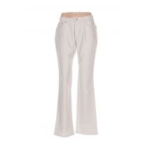 TRUSSARDI JEANS - Pantalon flare beige en coton pour femme - Taille W32 - Modz