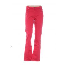 MENSI COLLEZIONE - Pantalon slim rouge en coton pour femme - Taille 44 - Modz