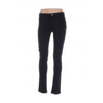 MENSI COLLEZIONE - Pantalon slim noir en coton - Femme - Taille 36 - Modz