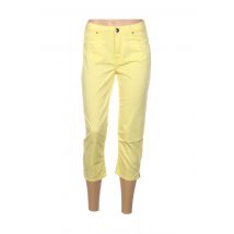 MENSI COLLEZIONE - Pantacourt jaune en coton pour femme - Taille 36 - Modz