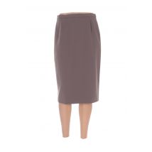 WEINBERG - Jupe mi-longue gris en polyester - Femme - Taille 40 - Modz