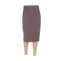 WEINBERG - Jupe mi-longue marron en polyester - Femme - Taille 40 - Modz