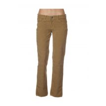 FIVE PM - Pantalon droit beige en coton - Femme - Taille W24 - Modz