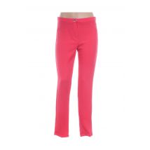 JAZZ - Pantalon droit rose en polyester - Femme - Taille 38 - Modz