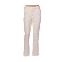 SWILDENS - Pantalon droit beige en polyester pour femme - Taille 38 - Modz